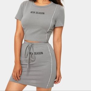 New Season Crop Top & Mini Skirt